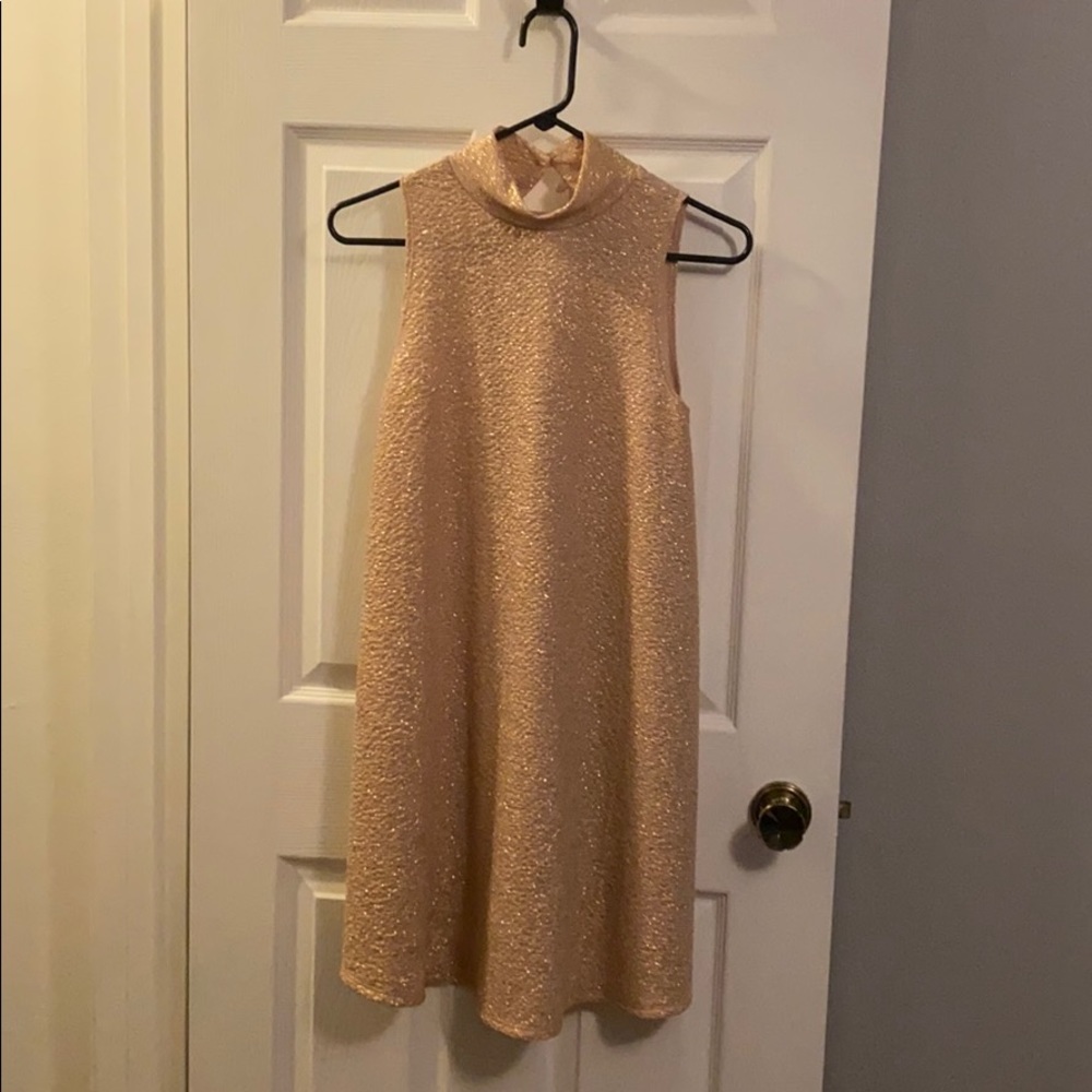 Glitter gold dress